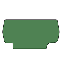 EPPF6GREEN IMO End Plate for PF6 Green