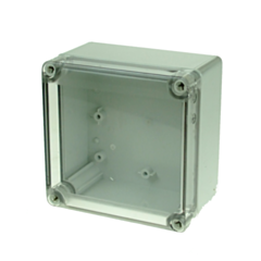 144E2002 IMO Transparent Lid Enclosure IP66/67, (125 X 125 X 75)