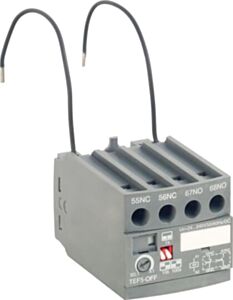 1SBN020314R1000 ABB TEF5-OFF Frontal Electronic Timer OFF-Delay 0.1-100s 1NO+1NC Screw Terminals