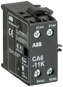 GJL1201317R0001 ABB CA6-11K Auxiliary Contact Block 1NO 1NC Front Mount