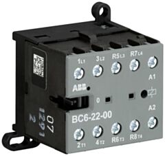 GJL1213501R0007 ABB BC6-22-00-07 ABB BC6-22-00-07 2 Pole Mini Contactor Relay 6A No Auxiliary Contacts 24V DC Coil