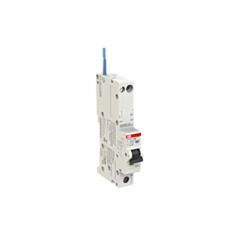 2CSR275051R1064 ABB DSE201 M C6 AC30 Residual Current Circuit Breaker with Overcurrent Protection DSE201 M - 1P+N - 30 mA - 6 A - C - Type AC