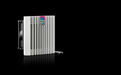 SK3237.710 Rittal SK Blue E+ Fan-And-Filter Unit, 20/25 MÂ³/H, 115 V, 1~, 50Â Hz/60Â Hz, WxHxD 116.5 X 116.5 X 64.5 mm, Ral 7035