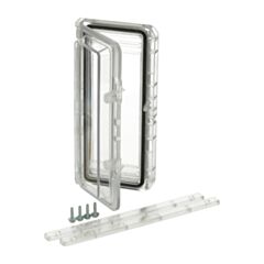 3730663 Fibox L 08 Window for 8 modules Clear cover