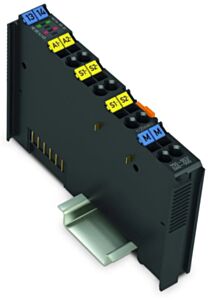 Wago 750-563/040-000 2-channel analog output module 0/4-20 mA 16 bits  or 6 to 18VDC configurable, XTR - Extreme version Dark Gray