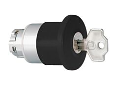 8LM2TB6542G501 - PULSANTE MET.FUNGO 40MM NERO SG.CH. G501