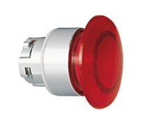 8LM2TBL6144 - RED ILLUM. MUSHROOM-HEAD SPRING RETURN