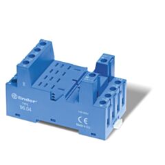 96.04.7SMA Finder Screw Terminal Relay Base for 56 and 86 series relays with Metal Retaining Clip