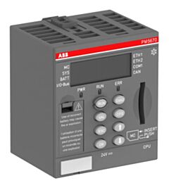 1SAP351000R0378 ABB PM5670-2ETH-XC AC500,Prog.Logic Controller 160MB, eXtreme Conditions