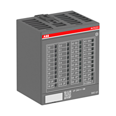 1SAP450900R0001 ABB AO522-XC S500 Analog output module. 8 AO: U, I. 16Bit incl. sign. 1-wire.