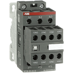 1SBL297001R1322 ABB AF38-30-22-13 - AF38 38A 3 Pole AF Series Contactor 2NO 2NC Auxiliary Contacts