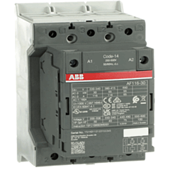 1SFL427001R1400 ABB AF116-30-00-14 3 Pole Contactor 116A 55kW 250-500V AC/DC Coil
