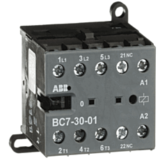 GJL1313001R0011 ABB Mini Contactor BC7 24 V DC - 3 NO - 0 NC - Screw Terminals