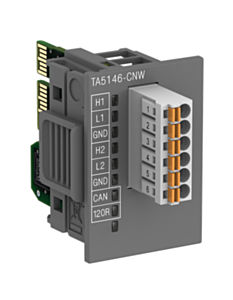 1SAP187300R0205 ABB TA5146-CNW AC500, CAN serial interface adapter, Option board, 1xCAN-bus isolated, Spring terminals, Wide temperature