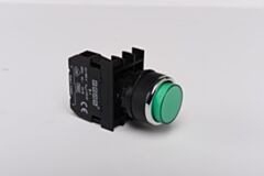 EMAS B200HY EMAS B PUSH BUTTON WITH ADAPTER STOP EXTENDED GREEN