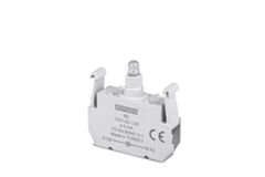EMAS BC EMAS B CONTACT BLOCK WITH WHITE LED 110 V DC