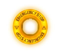 EMAS BET60FLASH2 EMAS ILLUMINATED FLASHING 60MM EMERGENCY LABEL
