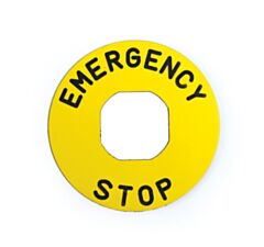 EMAS BET60P EMAS EMERGENCY PLASTIC PLATE 60 MM