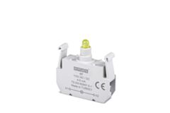 EMAS BF EMAS B CONTACT BLOCK YELLOW LED 110 V DC