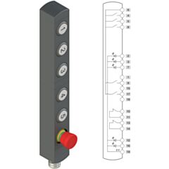 BN AC6ZA33 Pizzato BN Series Control Unit