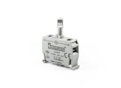 EMAS CKB4 EMAS C SIGNAL BLOCK WHITE LED 110 AC / DC FOR CONTROL BOXES