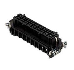 CMCF16 Ilme Female insert 16 pole and earth and 2 aux 16 amp crimp