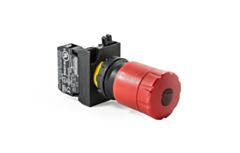 EMAS CP200ECS30 EMAS CP EMER. PUSH BUTTON 1NC 30 MM WITH SIGNAL TWIST TO RELEASE