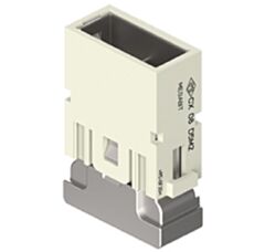 CX 08 D5M2 ILME Male modular unit 8p 10 amp crimp megabit 2 entries