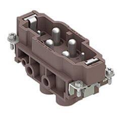 CXM 4/2 RY ILME Male insert 4p+E 80 amp +2p 16 amp screw Ryton