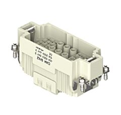 CXM 9/42 ILME Male insert 9p+E 40 amp+42p 10 amp crimp Size 77.27
