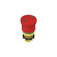 E2 1PEPF4731 Pizzato Push-pull emergency pushbutton with mechanical indicator with green marking dotted line