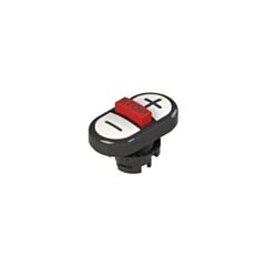 E2 1PTRS1AABC Pizzato Triple lower flush pushbutton, with marking