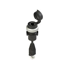 E2 1RJ459BN1 Pizzato RJ45 socket EROUND series