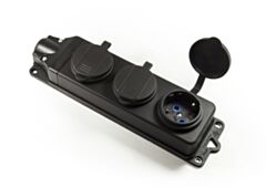 EMAS EKS116PG3 EMAS RUBBER GROUP SOCKET - 3 WAY 1 X 16A