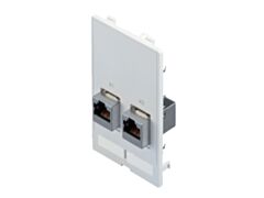 SZ2482.560 Rittal Interface flap modular interface inserts 2 x RJ 45 jack/jack Cat. 5e