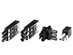 SZ2507.300 Rittal T distributor with 2 jacks 1 plug Connection accessories for self-assembly