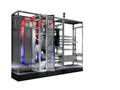 SK3378.200 Rittal Liquid Cooling Package Air/water heat exchanger in a TS8 enclosure