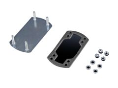CP6505.100 Rittal Cover plate for support arm connection 120x65mm