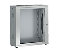DK7507.030 Rittal FlatBox WHD: 600x758x400mm 15 U with 482.6mm (19") mounting frame