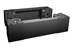 VX8620.001 Rittal Base/plinth corner piece with panel front and rear, H: 100 mm, for W: 400 mm