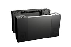 VX8620.021 Rittal Base/plinth corner piece with panel front and rear, H: 200 mm, for W: 400 mm