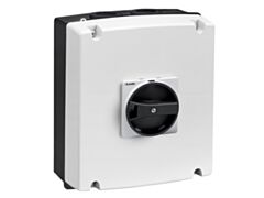 GAZ080CB - 3P SWITCH 80A-ENCLOS-BLACK HAND.PADLOCK