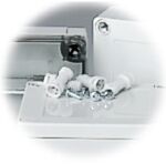 6300001 Fibox MBS LL Grey screw set, Low cover (10/13 mm) Low base (25 mm)