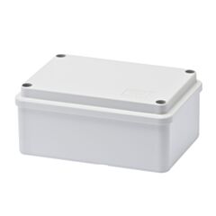 GW44205 Gewiss Junction Box with Plain Screwed Lid IP56 Internal Dimensions 120x80x50 Grey RAL 7035