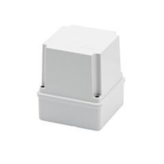 GW44214 Gewiss Junction Box With Deep Screwed Lid IP56 Internal Dims 100x100x120 Grey RAL 7035