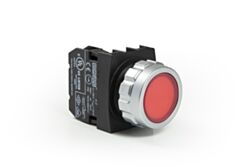 EMAS H200DK EMAS 30MM PUSH BUTTON STOP RED