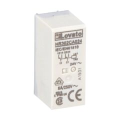 HR302CA024 - MINIATURE RELAY 2C/O 10A, 24VAC
