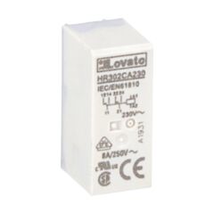 HR302CA230 - MINIATURE RELAY 2C/O 10A, 230VAC