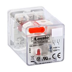 HR702CA110 - IND. RELAY 8 PINS 2C/O 10A 110VAC+LED