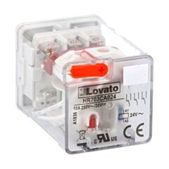HR703CA024 - IND. RELAY 11 PINS 3C/O 10A 24VAC+LED